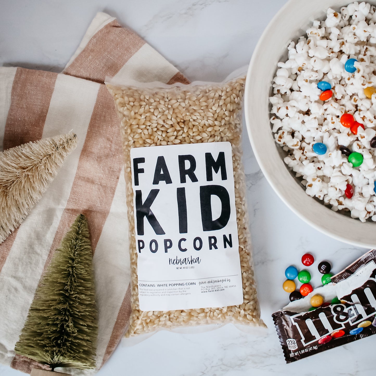 Bag of White Popcorn - 3 lbs