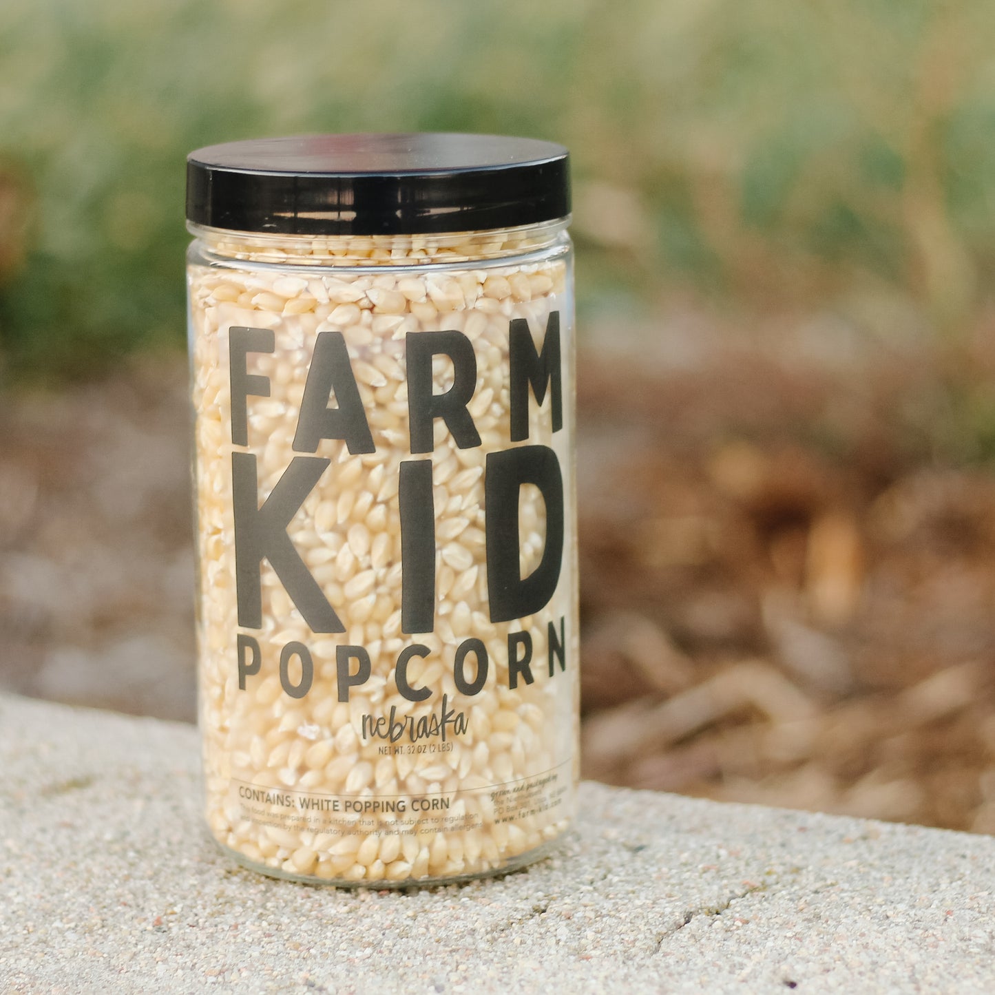 Jar of White Popcorn
