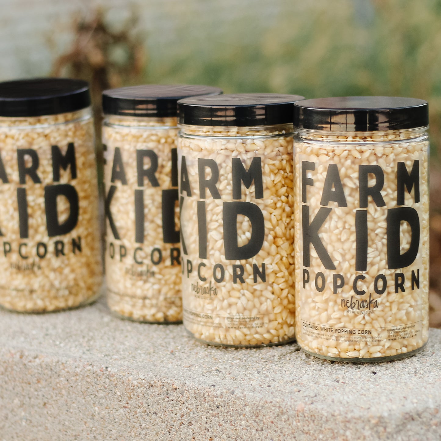 Jar of White Popcorn